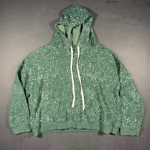 Earthbound Trading green cropped hoodie size Lg #bohemian #hippie